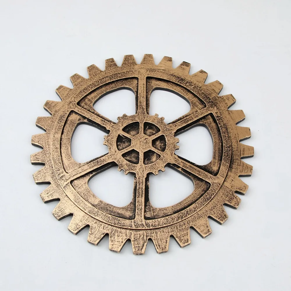 1 шт. Ретро промышленный деревянный шестеренок стимпанк домашний Настенный декор