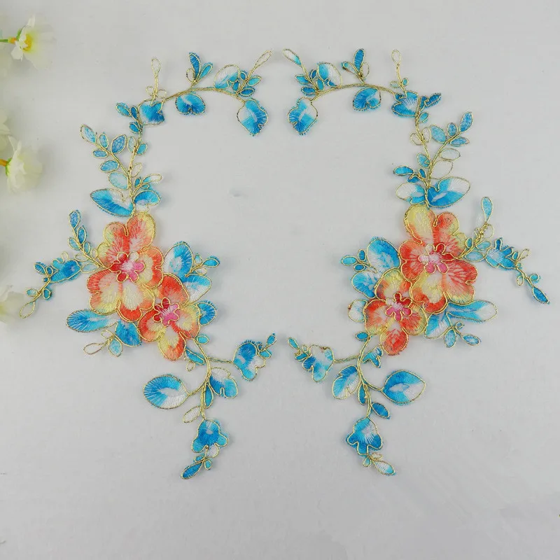 1 пара новых креативных пластырей с цветами сливы сделай сам патчи для шитья