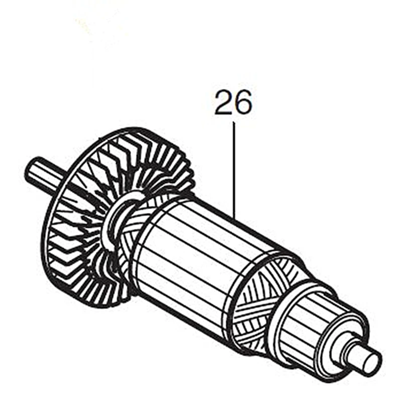 

Ротор якоря 517448-4 для Makita TW0200