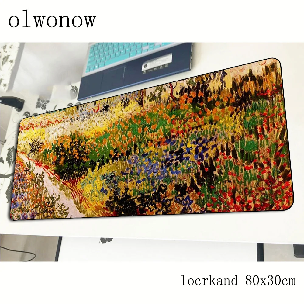 Коврик для мыши van gogh 80x30 см подарок на Хэллоуин игровой коврик большой геймера