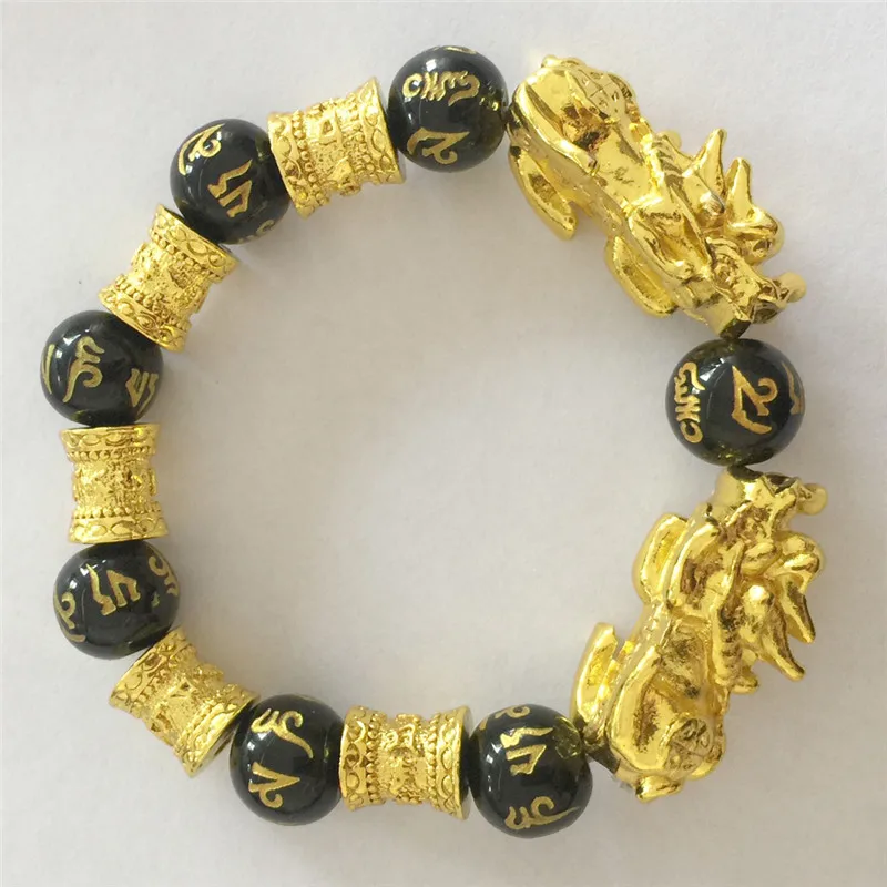 Religious Buddhism Style Buddhist Language Om Mani Padme Hum Written In Bead Traditional Mythical Animal Pixiu Dropshipping | Украшения и