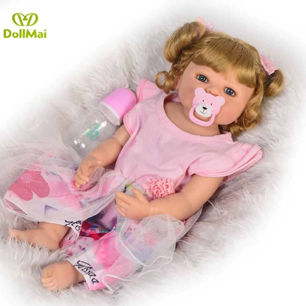 Новорожденные bebes Reborn bonecas 57 см силиконовые куклы для новорожденных игрушки