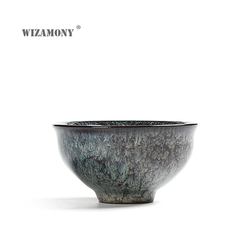 Горячее предложение! WIZAMONY 1 шт Цзиндэчжэнь Чай Небесные глаза красная глазурь китайский фарфоровый традиционный мастерство Нежный чай чашка чайный набор чаша