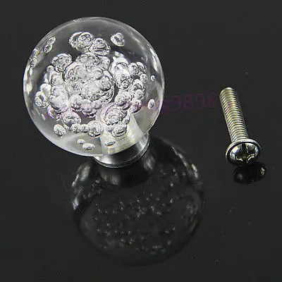 5 шт./лот акриловая ручка для дверных ящиков ручки шкафов фурнитура 30 мм|knob door