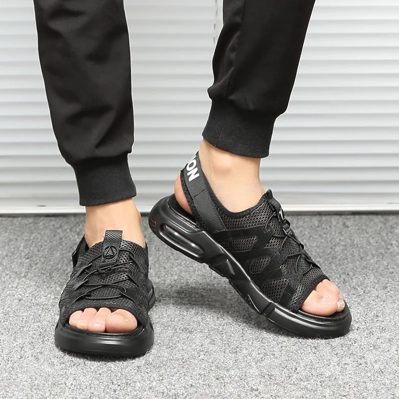 Сандалии ZERO MORE мужские сетчатые дизайнерские мягкие босоножки с воздушной