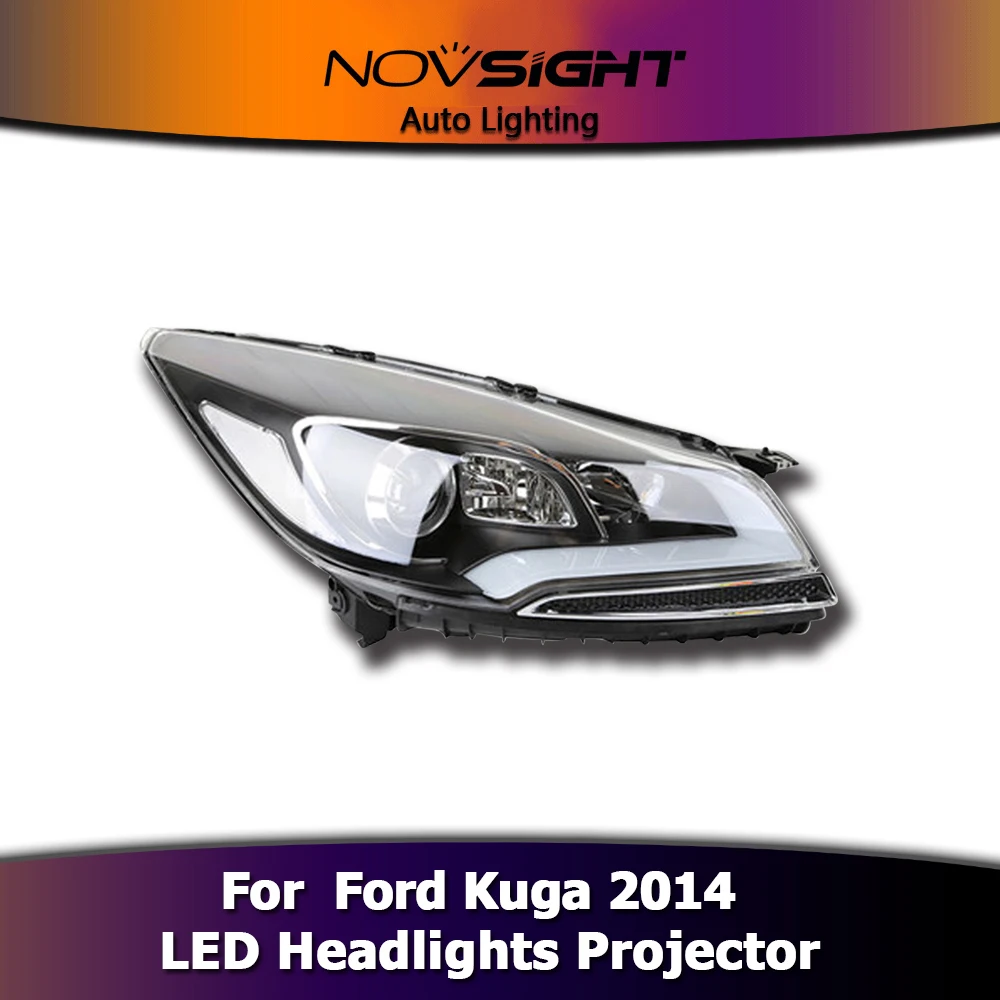 NOVSIGHT фара в сборе для Ford Kuga фары 2014 Автомобильный датчик стайлинга светодиодный