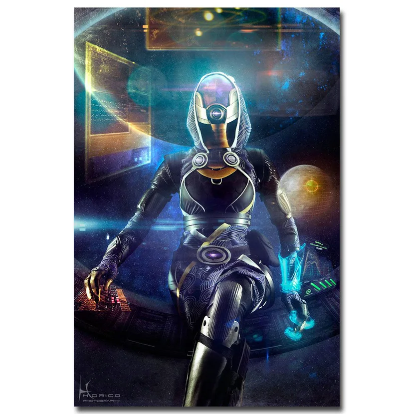 Mass Effect Art Шелковый плакат печать 13x20 24x36 дюймов игровая картина 002 - Цвет: Picture 3