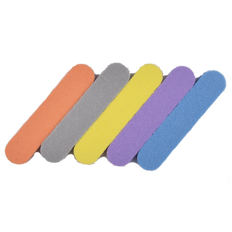 10 шт. мини пилка для ногтей шлифовальный блок буфер 100/180 инструменты губка