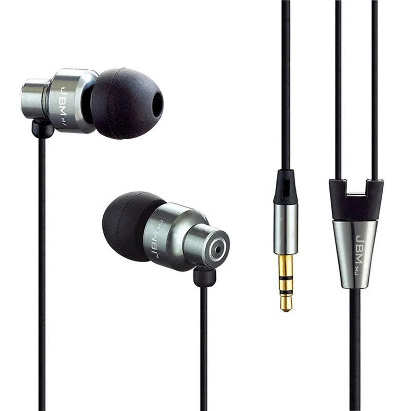 MoreBlue MJ8600 Metal Earphones Stereo Super Bass Headphones Sport Running Headset Noise Reduction Earbuds | Электроника