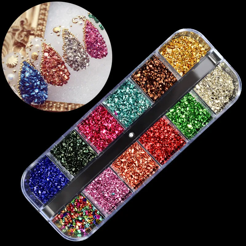 1 компл. Кристалл Gallet Стразы для украшения ногтей драгоценные камни 12 цветов