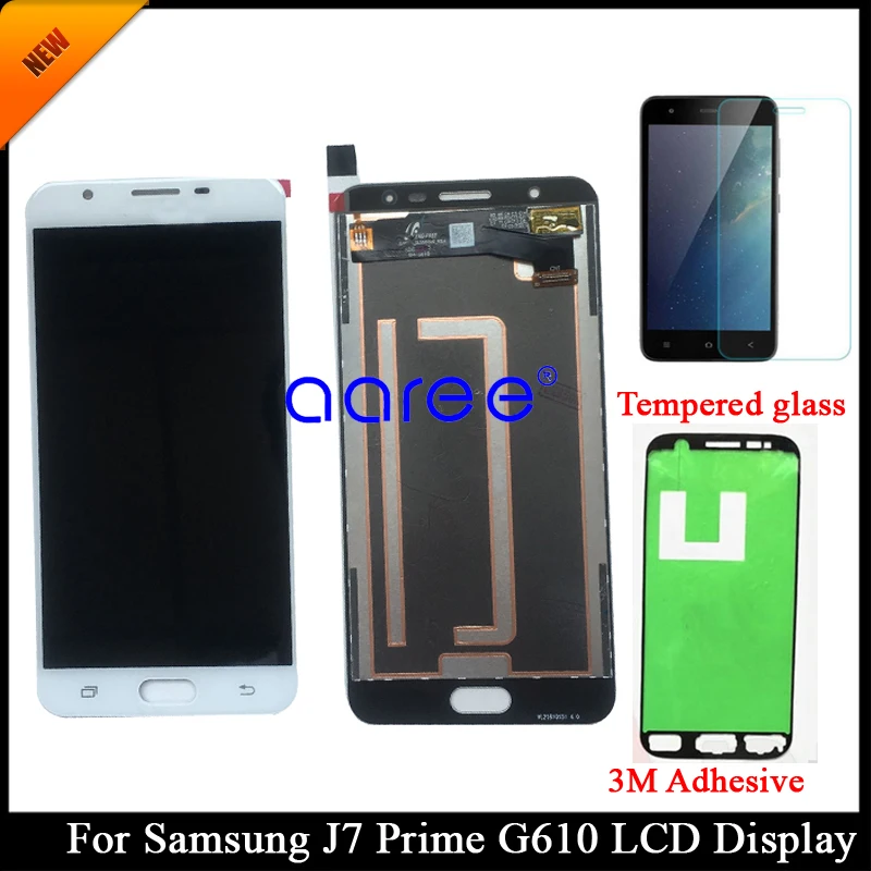 Протестированный Регулируемый для samsung J7 Prime G610 ЖК-дисплей для samsung G610F J7 Prime ЖК-экран сенсорный дигитайзер сборка