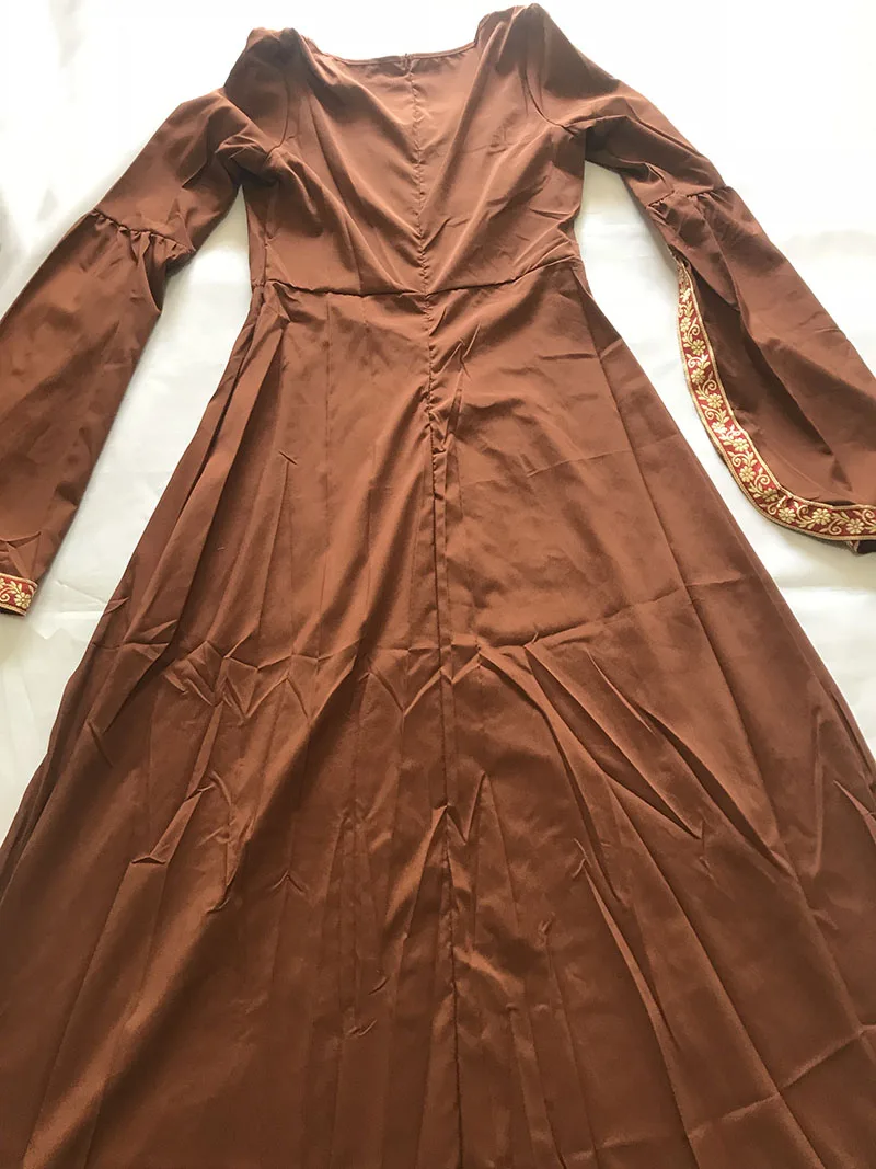 Medieval Renaissance Royalty Princess Costume For Women Vintage Theater Noble Dress Up Gown Lady Square Neck Maxi Clothes |
