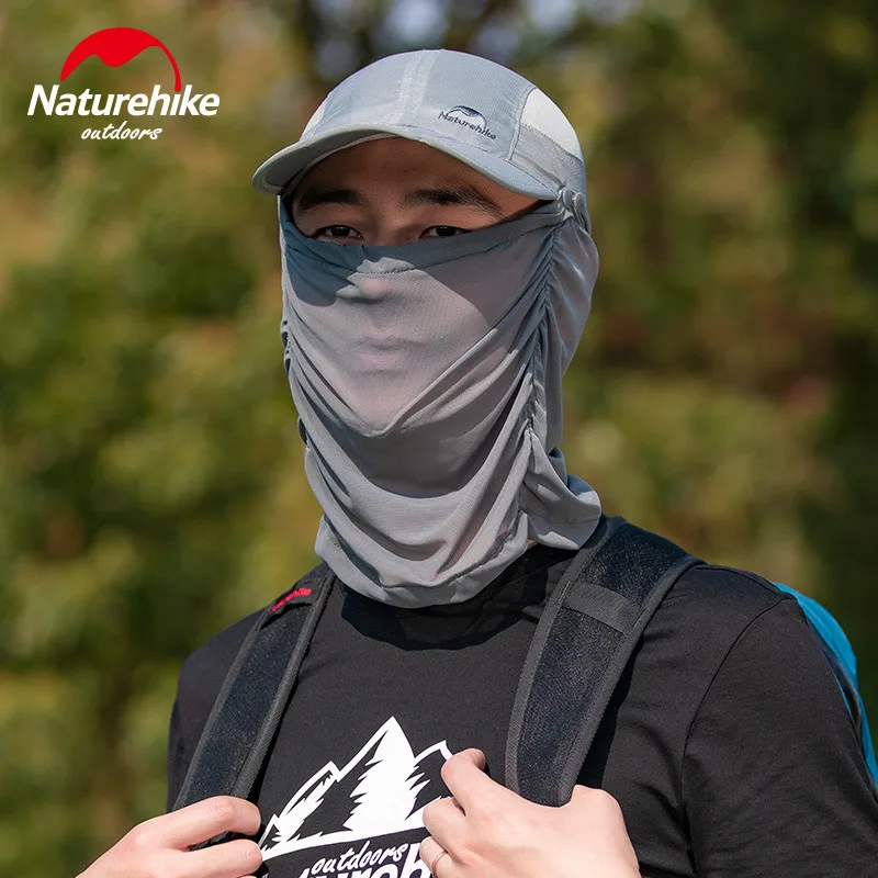 Naturehike уличная шапка летняя Солнцезащитная шляпа с маской дышащая