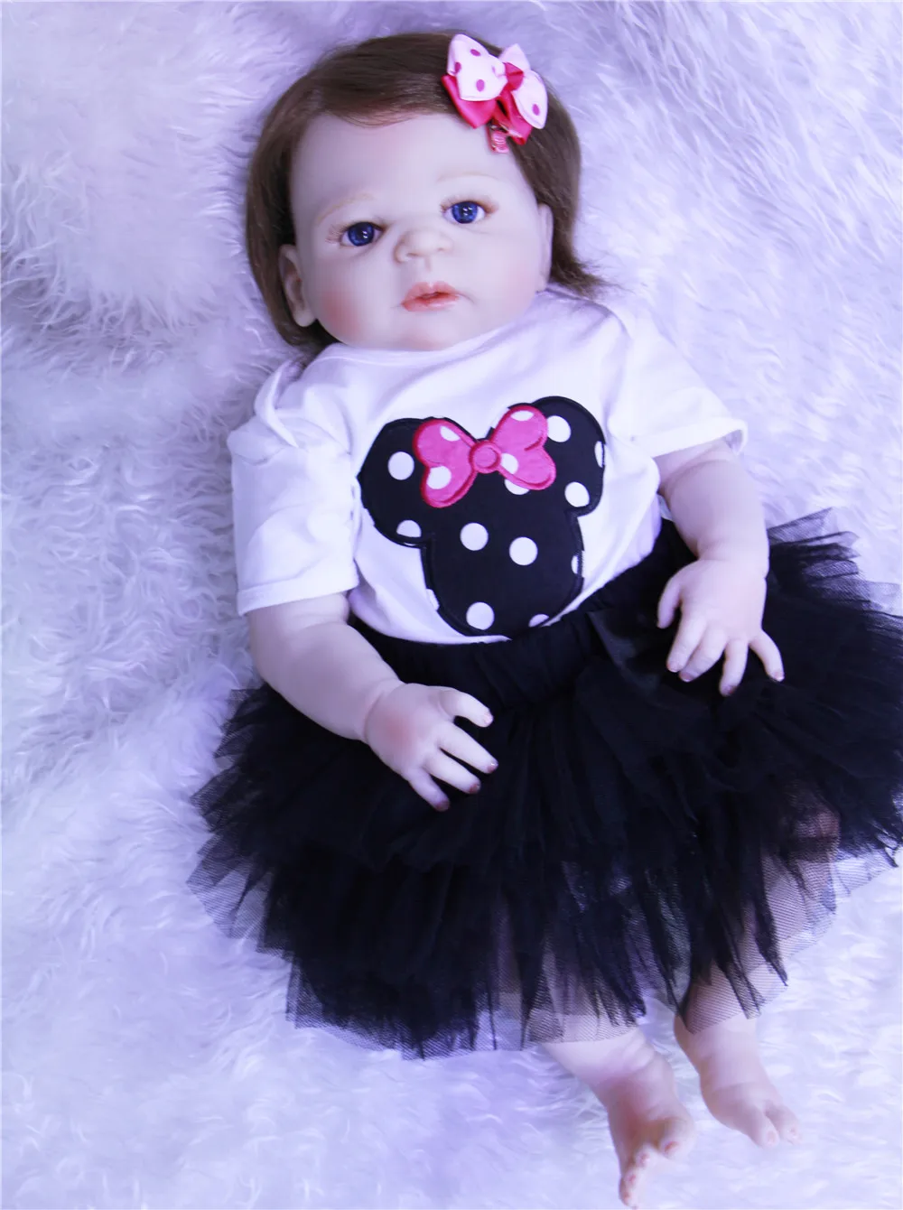 Куклы Bebe reborn girl 23 &quot57 см силиконовые куклы Детские игрушки для детей подарок