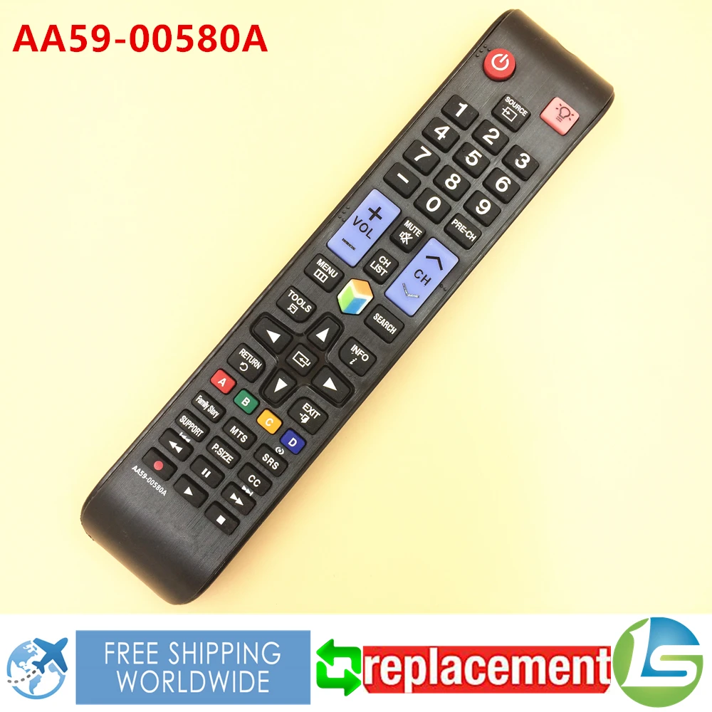 Пульт дистанционного управления с подсветкой AA59 00580A для Samsung SMART LED TV UN46ES8000F UN50EH5300F