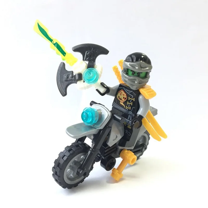 2018 хит ниндзя мотоцикл совместимы legoingly Ninjagoed строительные блоки кирпичи игрушки
