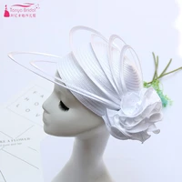whiteblack fashion hats women headwear for wedding and special occasion event hats vintage wedding accessories zm006