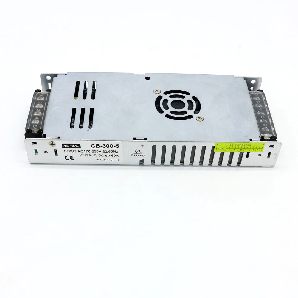 DC светодиодный дисплей выделенный импульсный источник питания 5 В 10A 20A 30A 40A 50A 60A 300