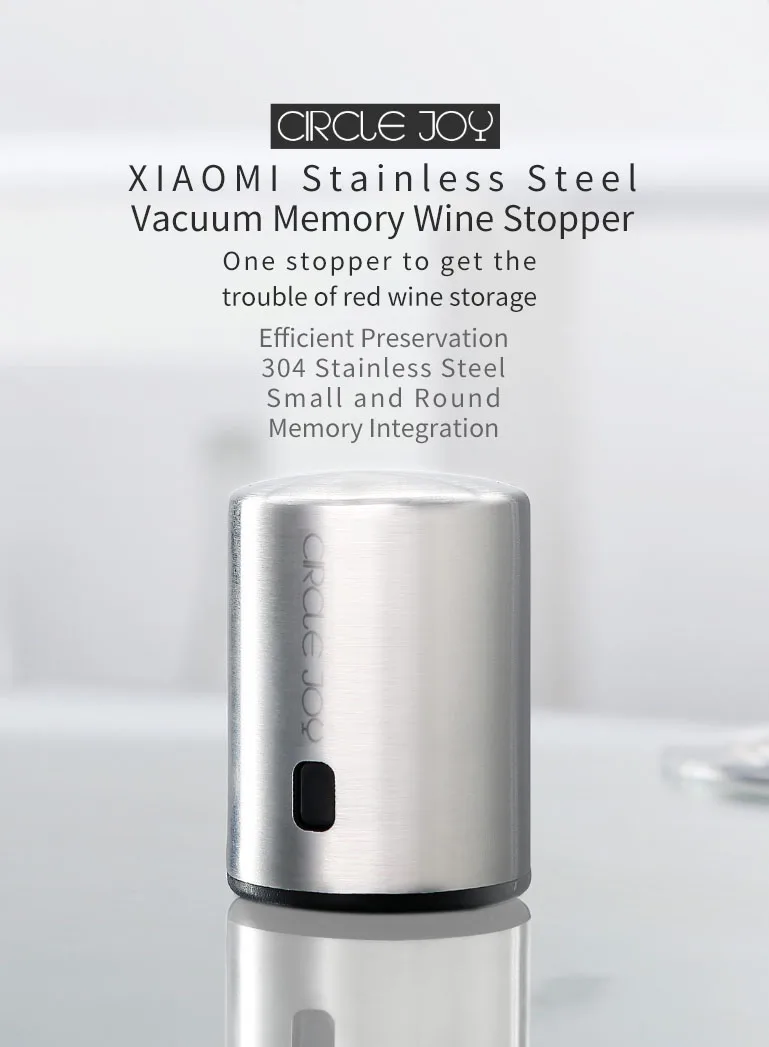 Xiaomi Mijia электрическая открывалка для бутылок из нержавеющей стали мини винная пробка аэратор для винного графина для Xiaomi Smart Home штопор для вина