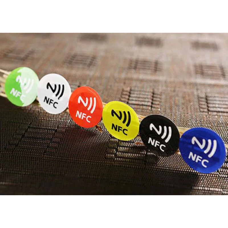 Смарт NFC метки наклейки чип клей 144 байт 13 56 МГц прочный для мобильного телефона