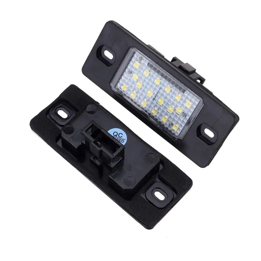2 шт. 18SMD светодиодный номерной знак светильник OEM Замена для VW Tiguan, Touareg, Golf5 5D touring, Passat(B5.5) 5D touring