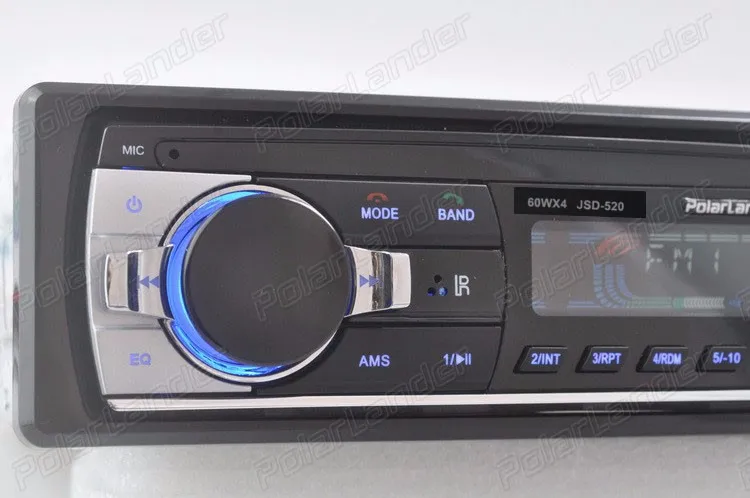 12 В новое автомобильное радио стерео Bluetooth пульт дистанционного управления зарядное устройство телефон USB/SD/AUX-IN mp3-плеер 1 DIN In-Dash аудио JSD520