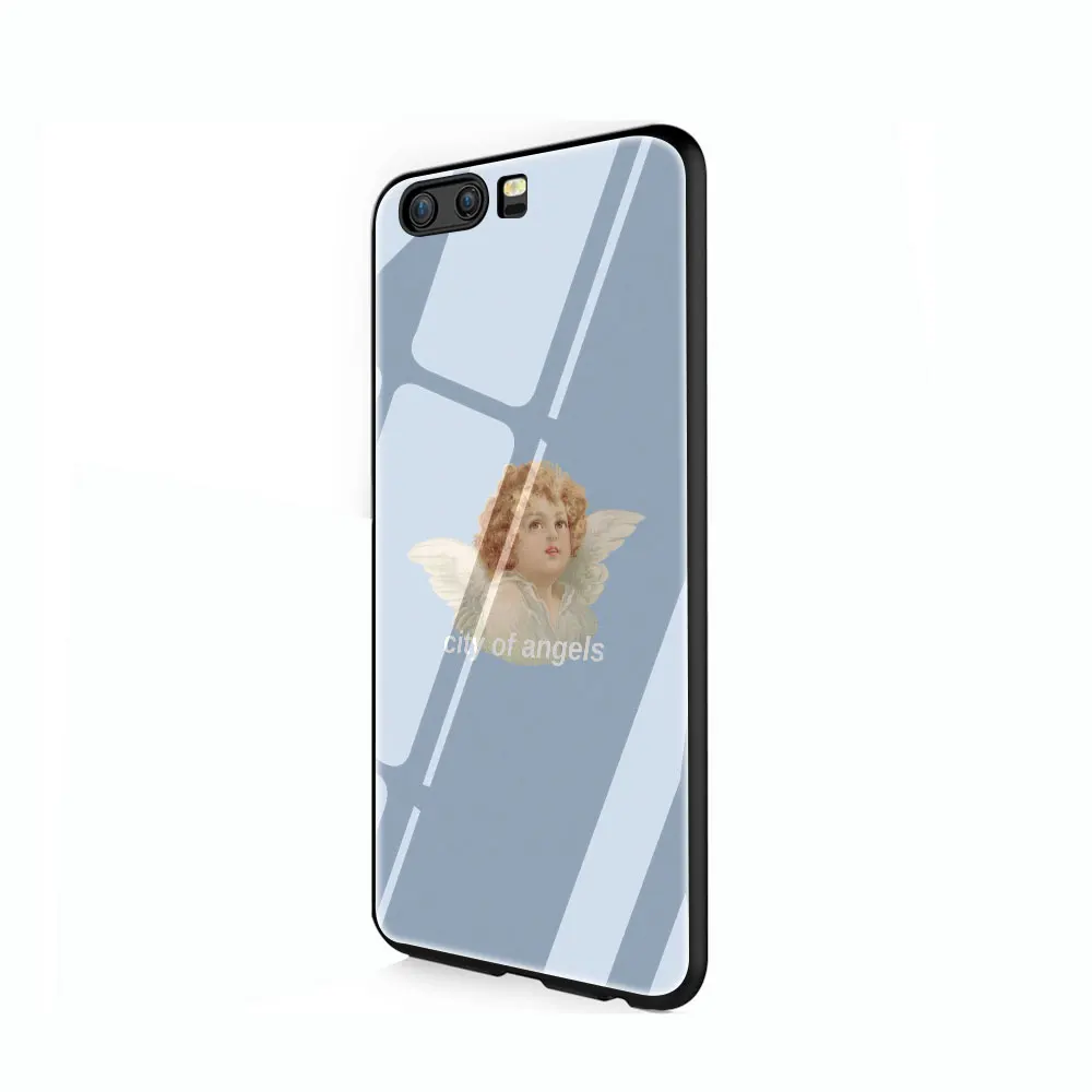 Новинка Ренессанс ангелы Fundas закаленное стекло чехол для телефона huawei mate P 10 20 30 Lite Pro Y9 Honor 8X 7A - Цвет: G6