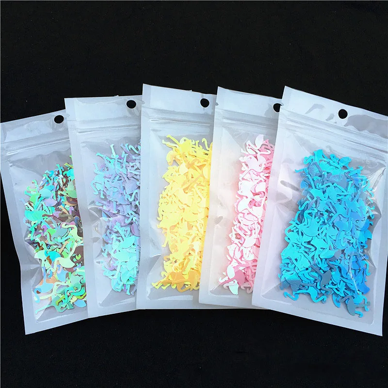 15 г пайетки ручной работы с Фламинго для поделок аксессуары ювелирных изделий