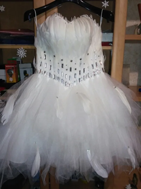 Robe de soiree бальное платье принцессы без бретелек vestido de festa longo перо короткий дизайн букет Выпускные платья вечернее платье