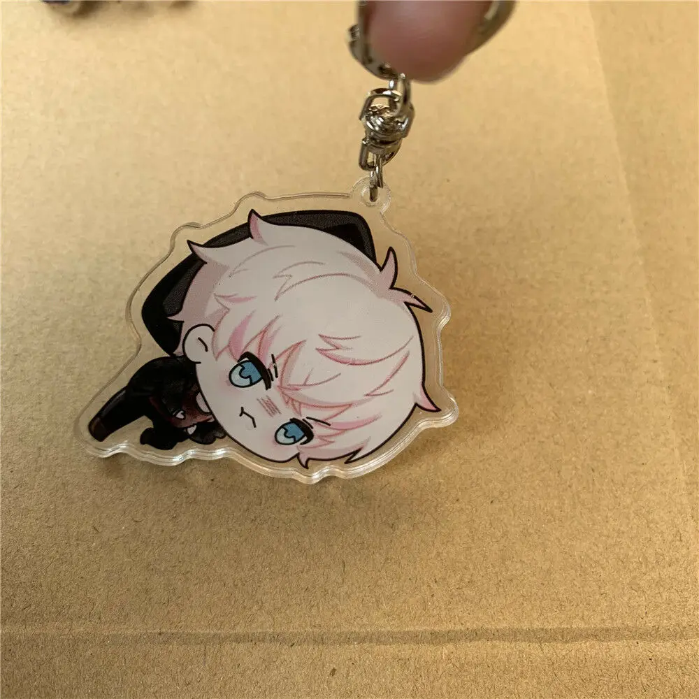 F Мистический мессенджер Jumin Saeran Yoosung 707 Zen Ray брелок для ключей с фигуркой - Цвет: F