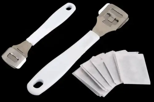 

Professional Gentle Foot Skin Remover Foot Care kit 10Pcs Shaving Blades Callus Remover Foot Exfoliating Pedicure Tool