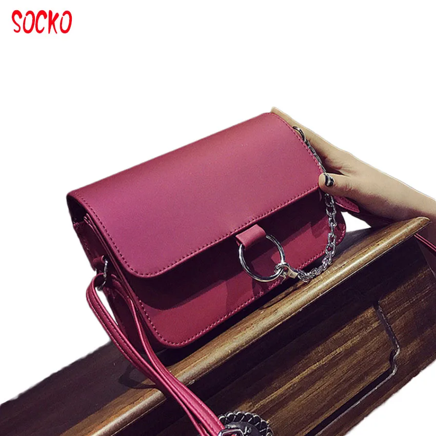

PU Leather Mini Small Women Crossbody Bag Chain Women's Handbag Messenger Shoulder Bag For Ladies WN 17