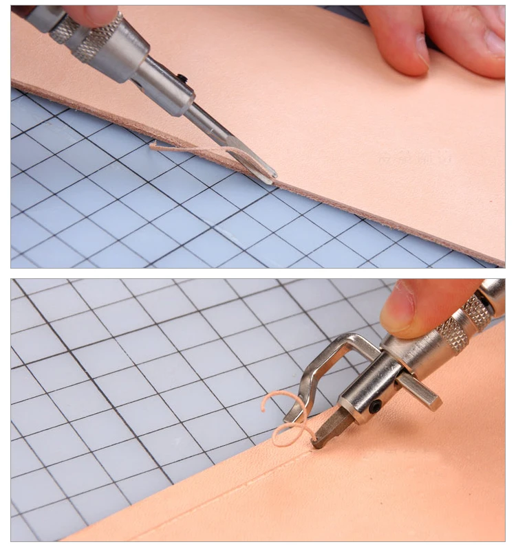 Практичный 5 в 1 DIY кожаный ремесло для профессионального шитья Groover складывающийся кожаный набор инструментов P5