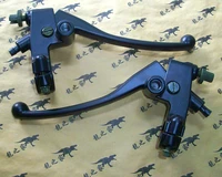 motorcycle brake clutch lever assembly with mirror lever screw holes for honda cbt125 cbt 125 125cc