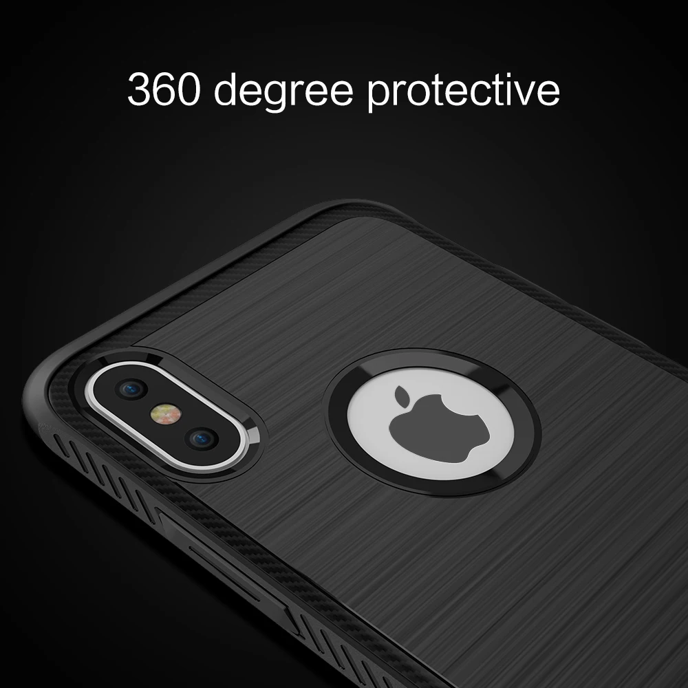 Мягкий чехол для Apple IPhone X Телефонные Чехлы Бизнес Anti-Fingerprint Чехол матовый iPhone 4x10