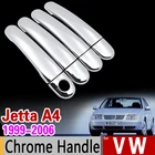 Для VW Jetta A4 Bora 1999-2006 Хромированная ручка Накладка комплект Volkswagen MK4 2000 2004 2005 автомобильные аксессуары наклейки стайлинга автомобилей