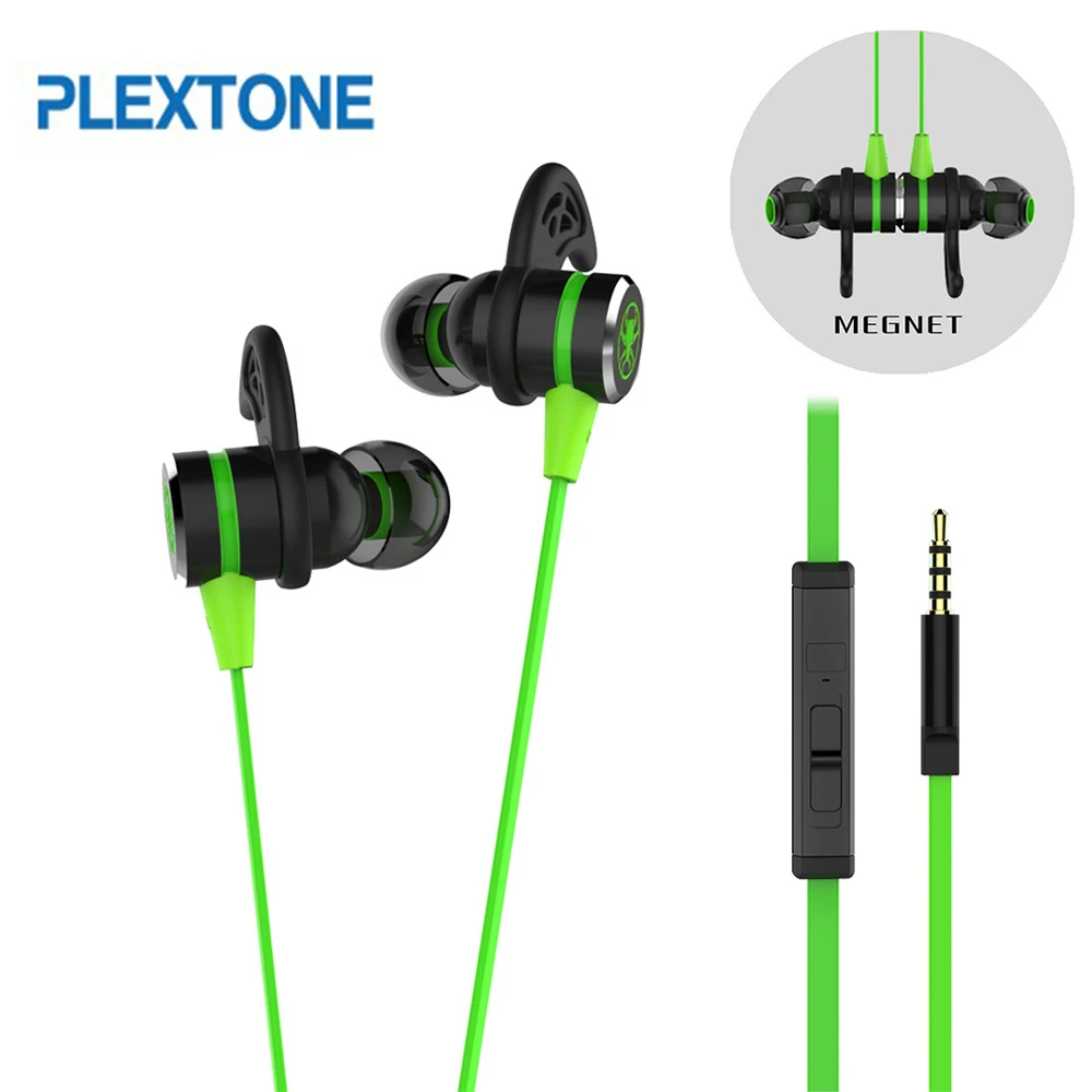 PLEXTONE G20 наушники игровые магнитные в ухо с шумоподавлением стерео бас сравним
