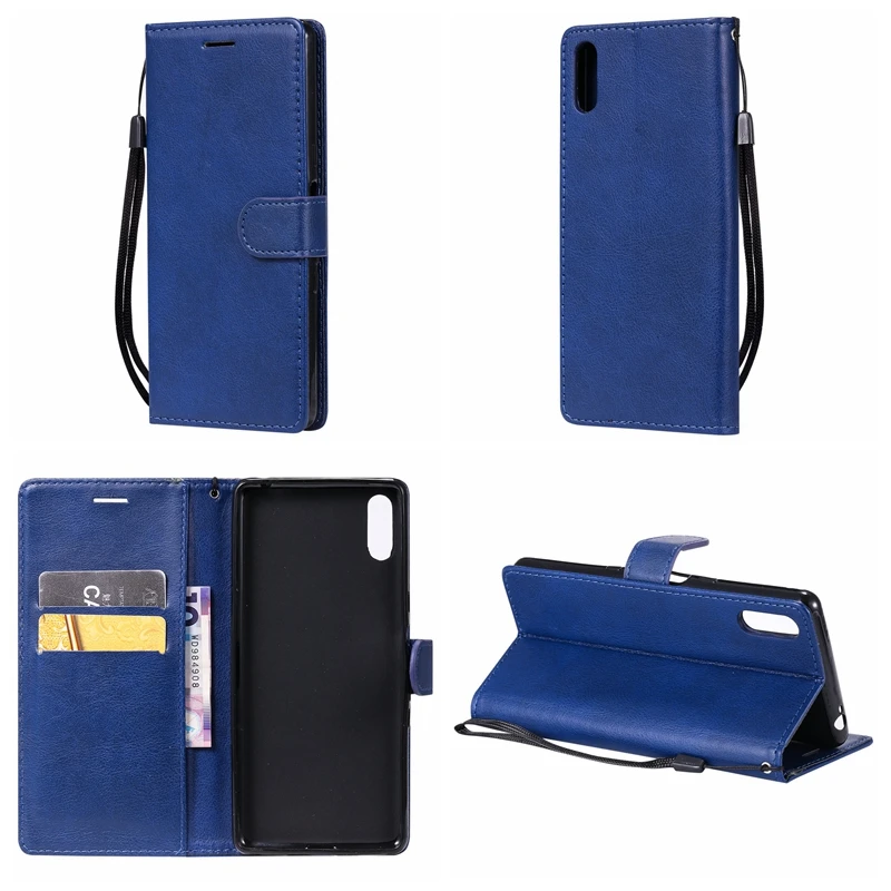 Wallet Leather Case For Sony L3 MOTO Z4 play LG G8 thinQ V50 Samsung M30 A50 A30 A20 A8S S10 5G PU Flip Cover ID 1PCS | Мобильные