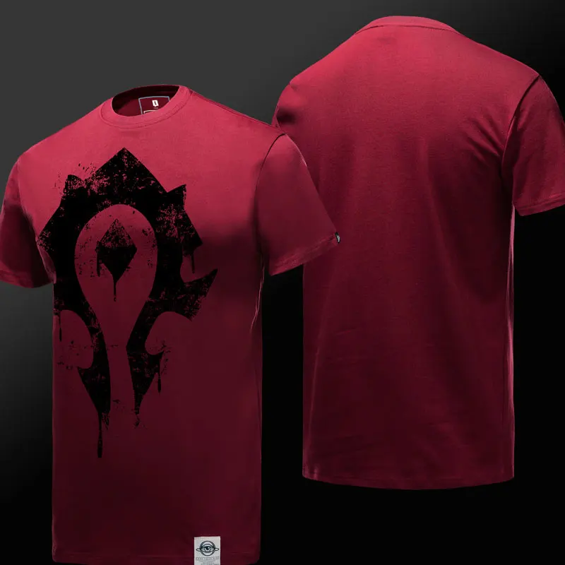 TEE7 Для мужчин игры WOW Повседневное футболка Tribe навсегда эмблема Размеры M-4XL хлопок модный принт Топ хип-хоп мужской Slim Fit Блузка подарок - Цвет: 5