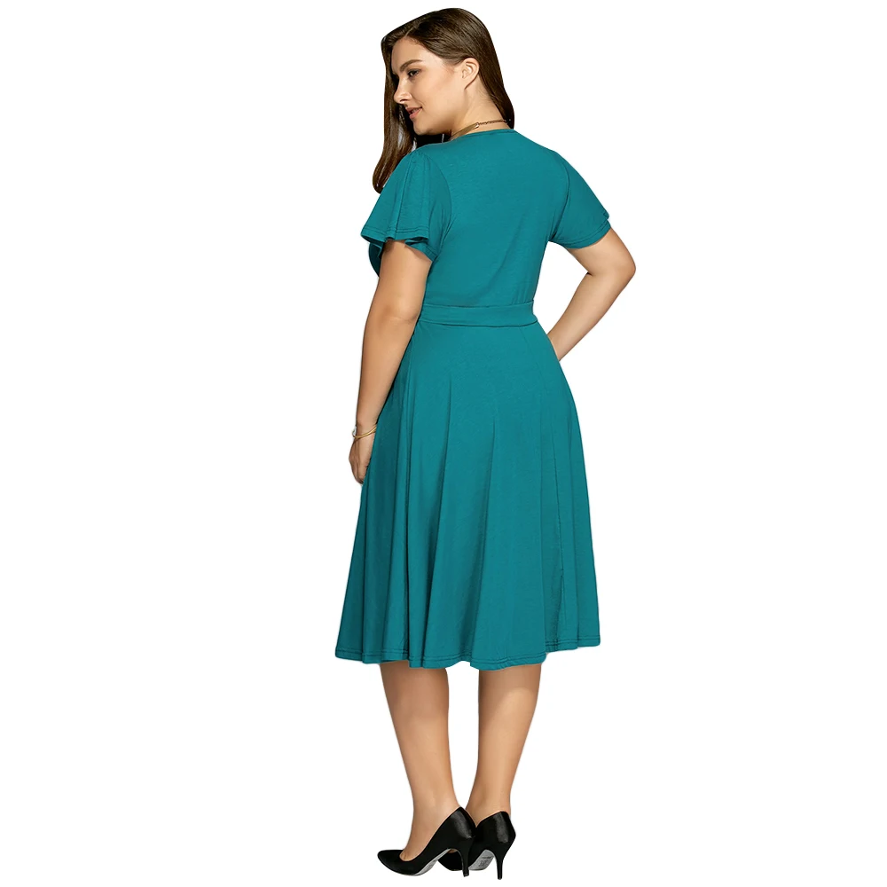 Kenancy низкая линия плюс размер 3XL~ 9XL качели женское винтажное платье 1960 s рокабилли качели ретро платье хлопок Feminino Vestidos