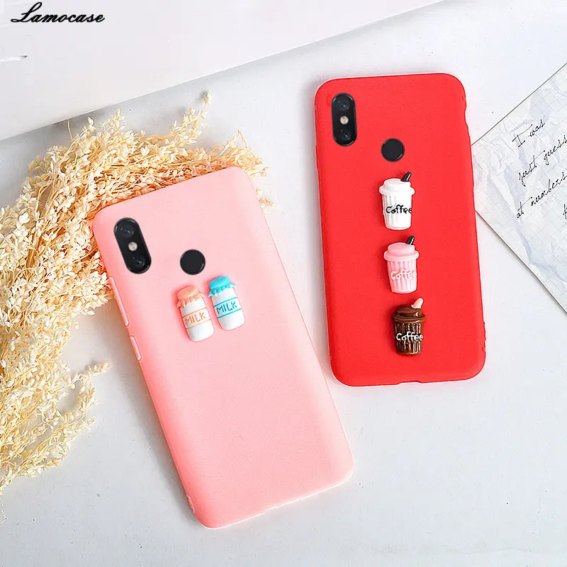 Модные 3D чехол для Xiaomi mi 6X A2 x S 2 lk ТПУ карамельного цвета Красный S2 силиконовый