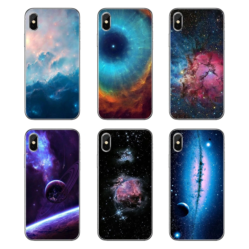 Мягкие чехлы для Samsung Galaxy A5 A6 A7 A8 A9 J4 J5 J7 J8 2017 2018 Plus Prime Crab Nebula Stars in Universe Space