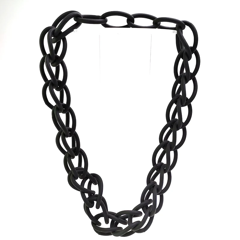YD& YDBZ, женский ювелирный набор, Дамская мода, резиновое ожерелье и браслеты, ожерелье ручной работы, готический набор уличных ювелирных изделий