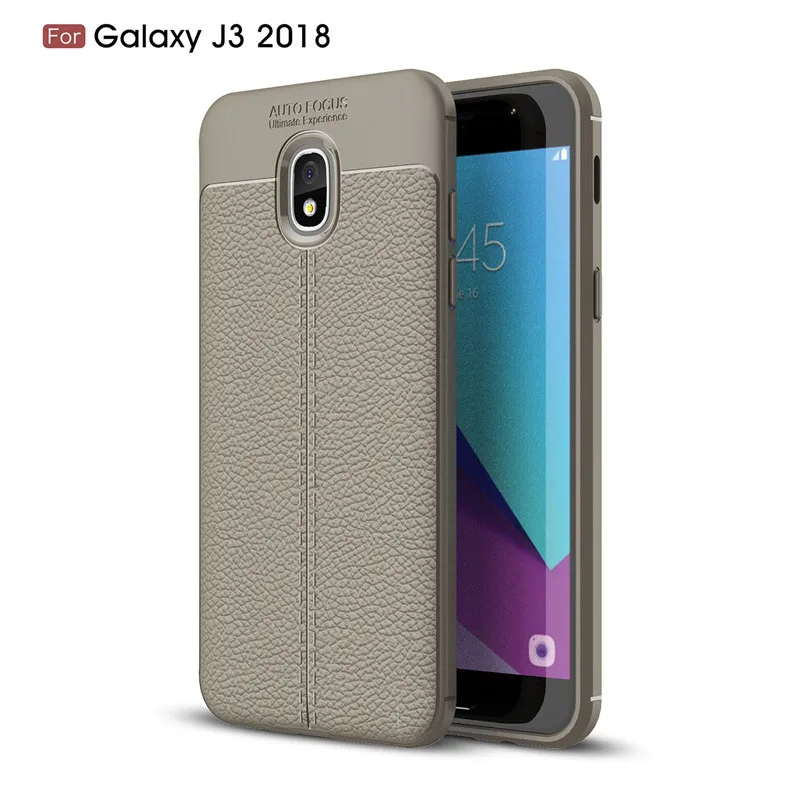 For Fitted Cases Samsung Galaxy J3 2018 Case Soft Silicone Bumper Housings Phone Bag Cover J337 | Мобильные телефоны и