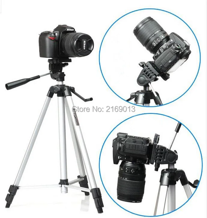 Штатив тренога weifeng для видеокамеры и мобильного телефона с креплением на