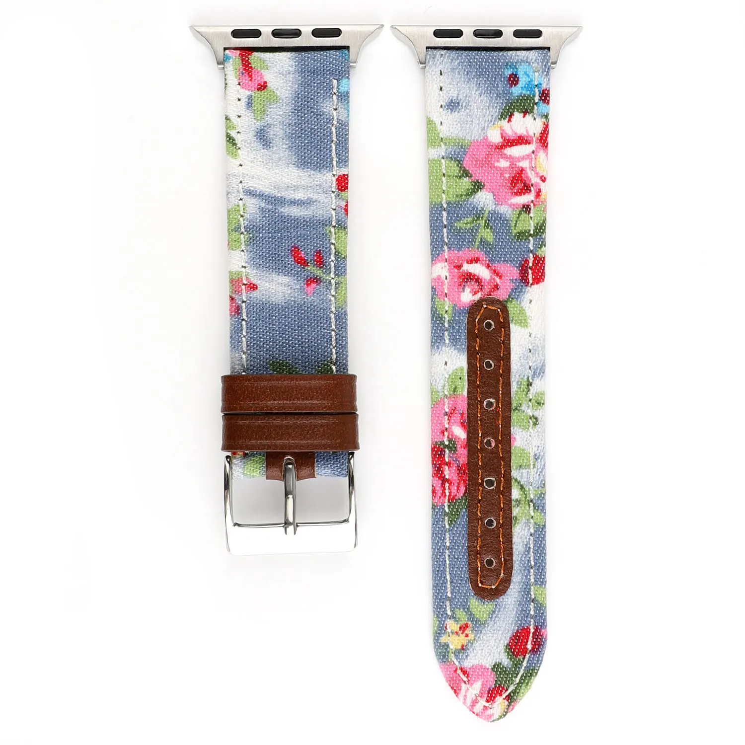 Фото Ремешок для часов iWatch Series 4, 3, 2, 1, 38, 42, 40, 44 мм, из искусственной кожи №5