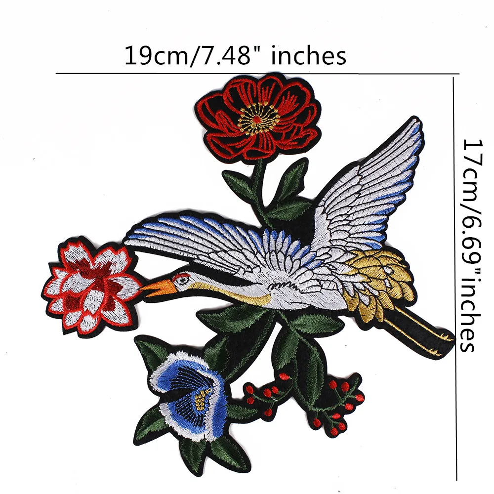 1 комплект кран Птица Цветочная кружевная ткань вышивка металлическая