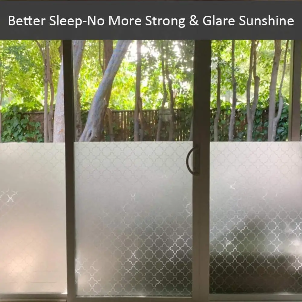 Виниловая декоративная пленка для окна Funlife витражная плёнка на стекла оконная