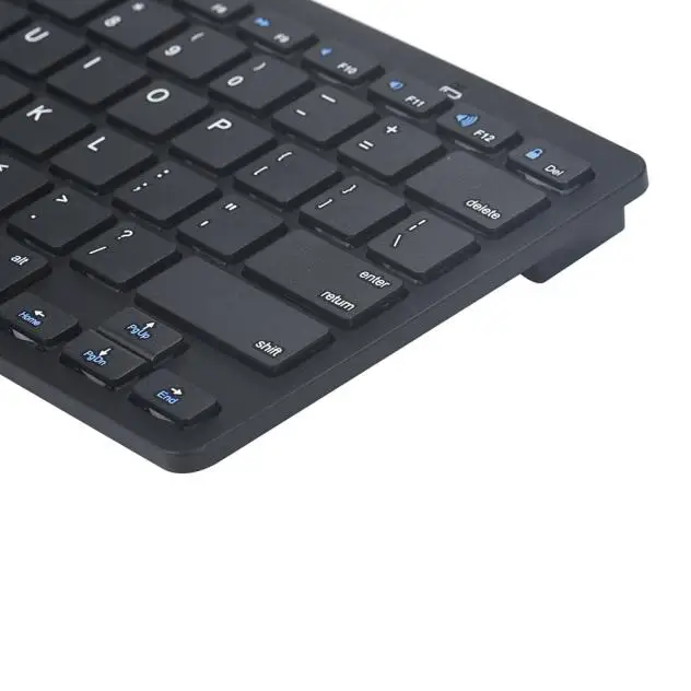 VOBERRY ультра тонкая клавиатура Беспроводная USB мини Bluetooth черная прочная