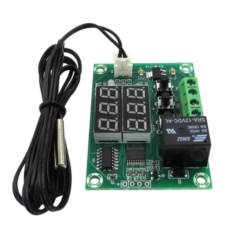 XH W1219 DC 12V регулятор температуры термостата переключатель двойной светодиодный